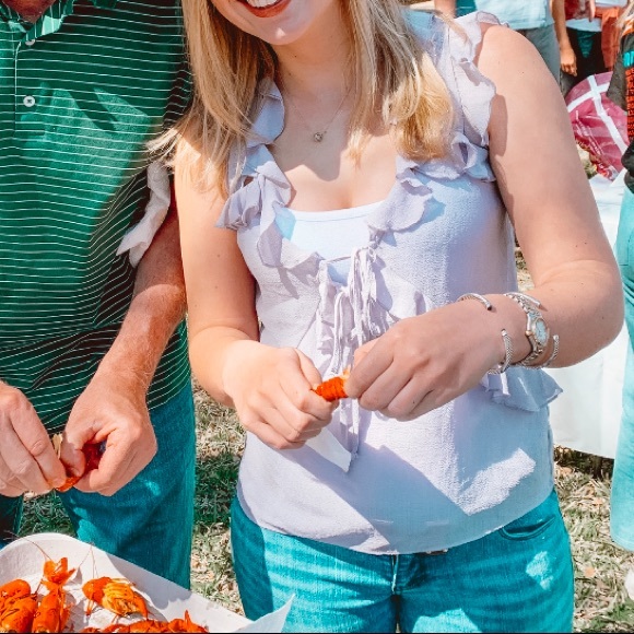 Purple Ruffle Top💜💟 - Picture 4 of 4